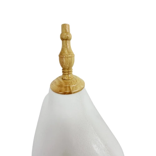 Children Tailors Dummy White Torso Dress Form with Round Base Stand, base detail on a white background, gallery image 9 of 20