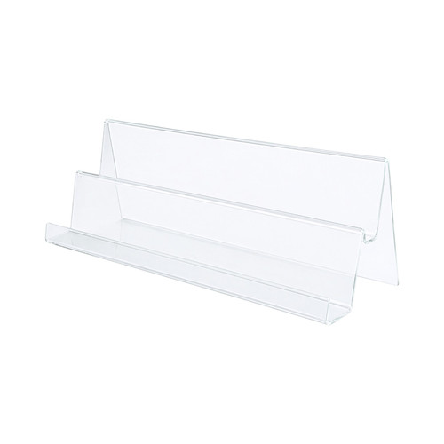2 Tier Clear Acrylic Display Stand With Lip Phone iPad Holder
