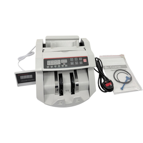 Money Bill Counter Machine UV MG Detector LED Display 1000pcs/min