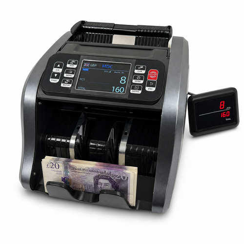 Mixed Denomination Money Counter UV MG IR TFT Display 1200/min