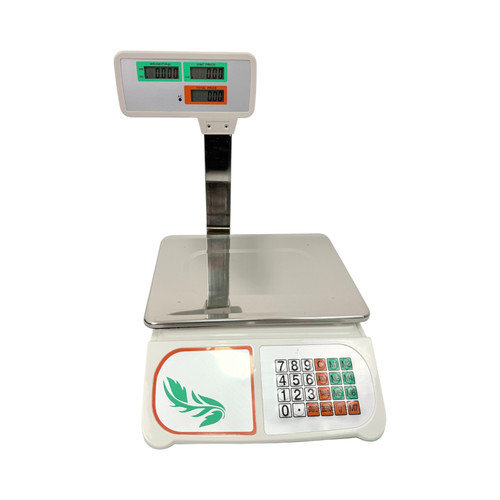 60kg Digital Price Computing Scale with Pole LCD Retail Weighing