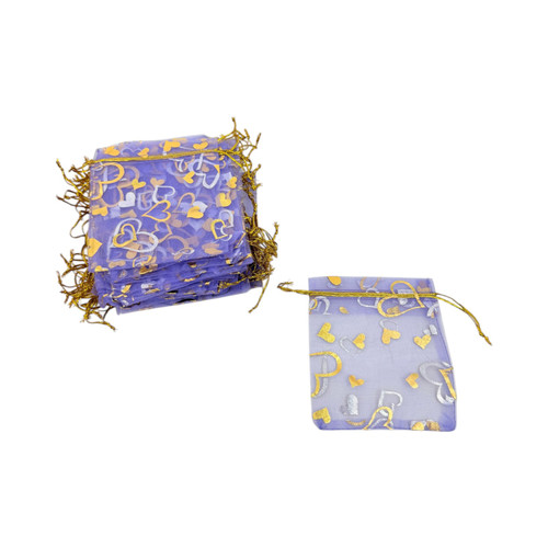 100x Organza Gift Bags 10x12cm Jewellery Wedding Party Favour