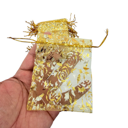100x Organza Gift Bags 10x12cm Jewellery Wedding Party Favour