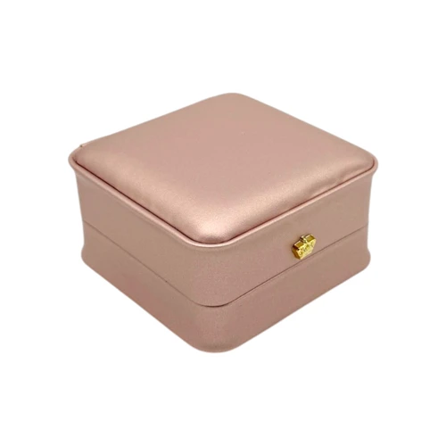 Luxury Rose Gold PU Leather Bangle Bracelet Box Jewellery Case
