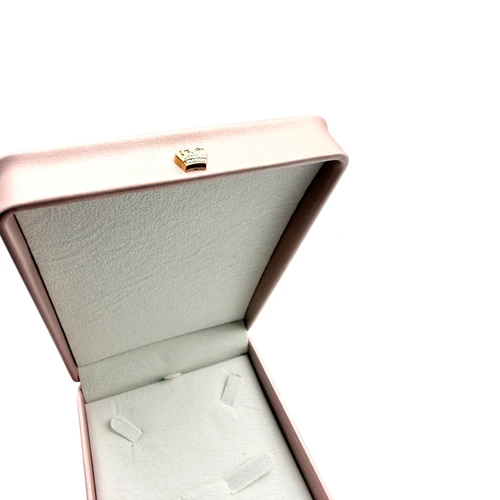 Luxury Rose Gold PU Leather Wedding Jewellery Set Box Case