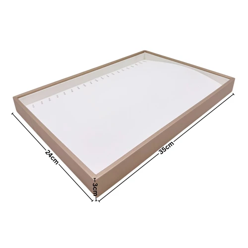 Luxury Rose Gold Chain Jewellery Organiser Tray 35x24x3cm