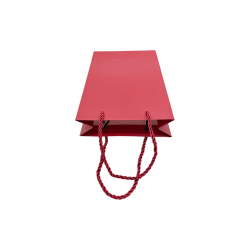 10x Blood Red Matte Gift Bag with Rope Handles - Small & Large