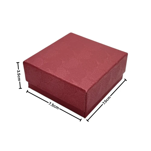 Calypso Coral Jewellery Gift Box for Earrings Pendant and Ring Set, product shown on a white background