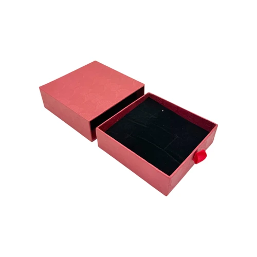 Calypso Coral Pull Out Jewellery Box for Earrings Pendant and Ring Set