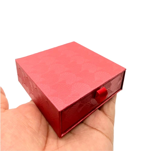 Calypso Coral Pull Out Jewellery Box for Earrings Pendant and Ring Set