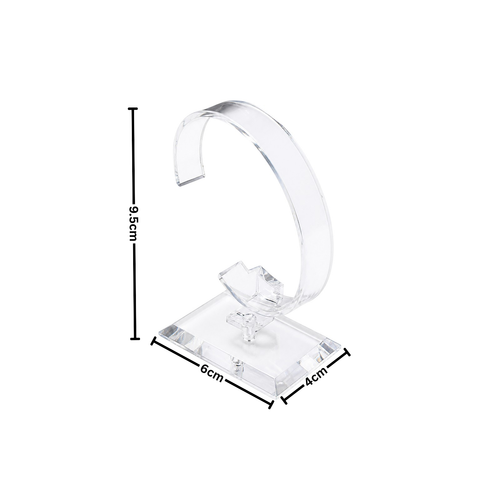 Clear Acrylic Bracelet Watch Display Stand Jewellery Holder Retail Showcase