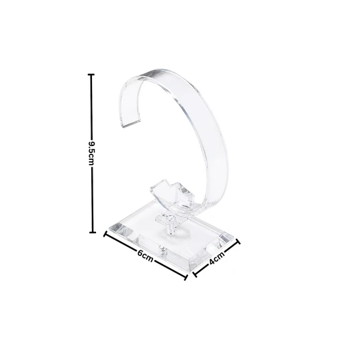 Clear Acrylic Bracelet Watch Display Stand Jewellery Holder Retail Showcase
