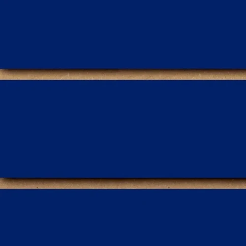 Blue Slatwall Panels, product shown against a dark background