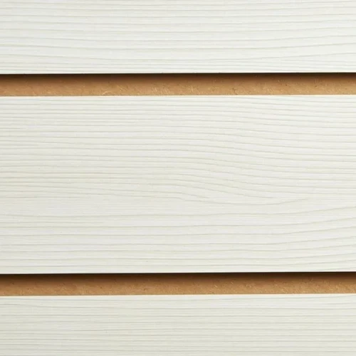 Pino White Slatwall Panels, product shown against a light background