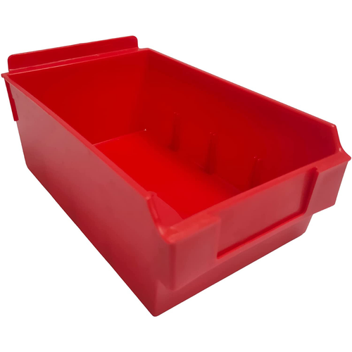 Medium Slatwall Storage Box – 215mm Plastic Shelf Bin