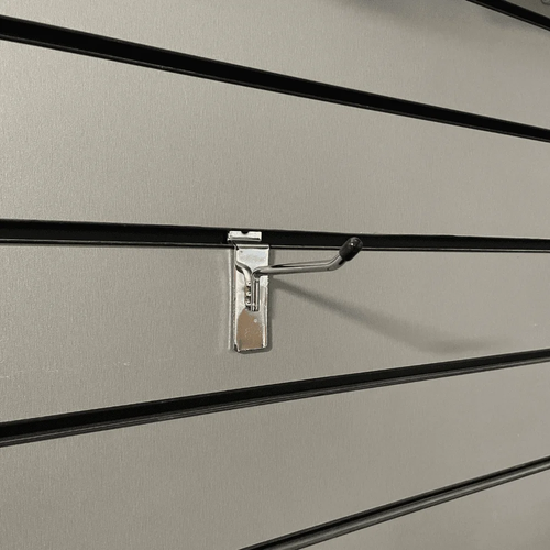 10cm Chrome Slatwall Hook
