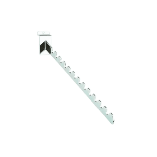 12 Notched Sloping Arm For Slatwall, product shown on a white background