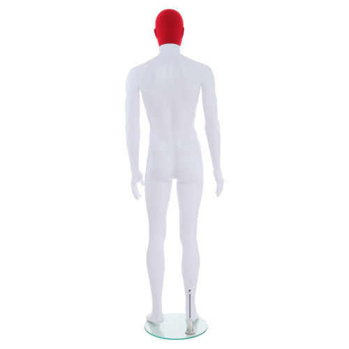 Male Full Body Mannequin Abstract, full-height product view on a white background, brightly lit product image