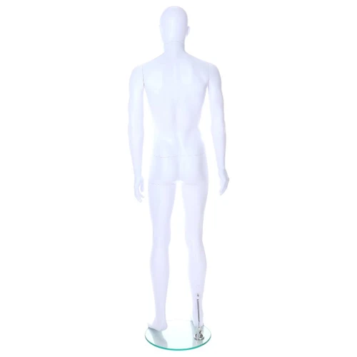 Male Mannequin, full-height product view on a white background, brightly lit product image