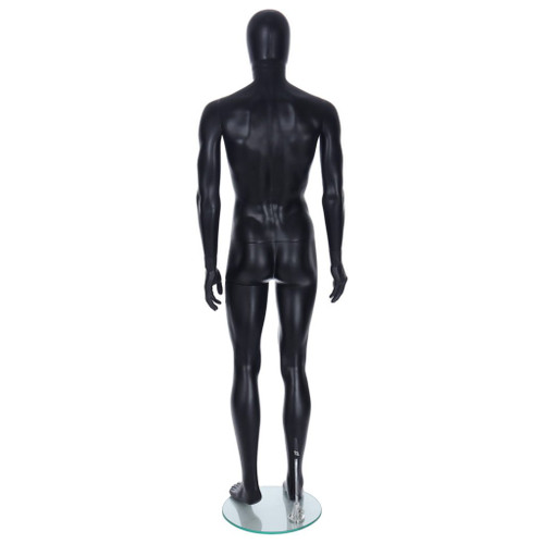 GAM321 Male Mannequin – Abstract – Matt Black