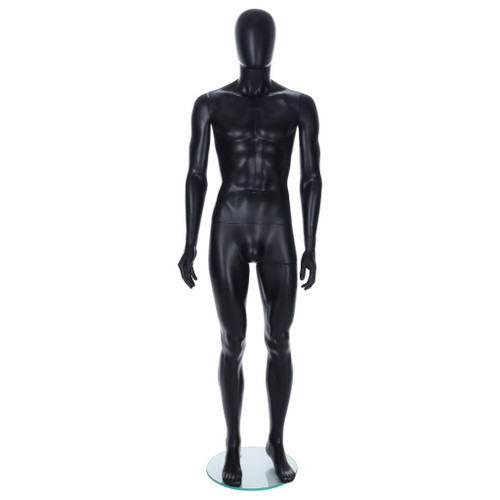 GAM321 Male Mannequin – Abstract – Matt Black