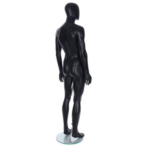GAM321 Male Mannequin – Abstract – Matt Black