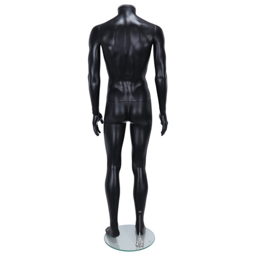 Male Mannequin – White Finish with Gold Head