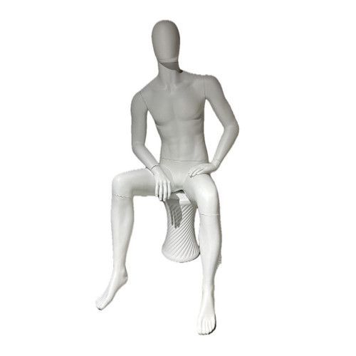 GAM301 Male Mannequin – Abstract – Matt White
