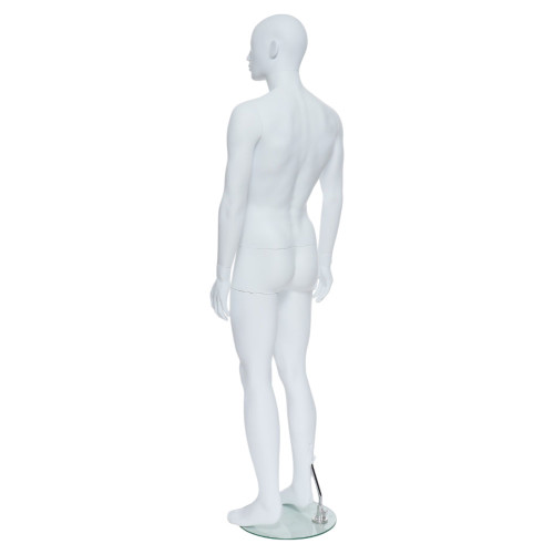 Male Mannequin – Egg Head – Salt & Pepper Finish