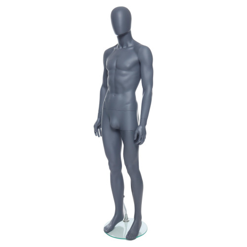 Male Mannequin – Egg Head with Ears – White Finish