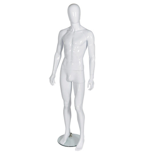 Male Mannequin – No Head – Black Finish
