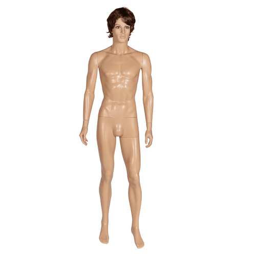 Male Full Body Mannequin with Make Up – Fleshtone – Pose 1