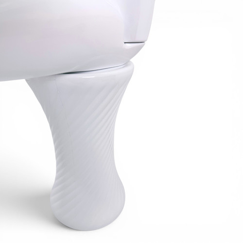White Seated Female Mannequin with 45cm Stool and Movable Arms
