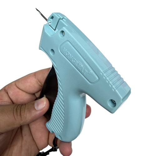 Blue Premium Standard Tagging Gun, printed product shown against a coloured background, standard product photograph