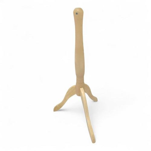 Male Tailors Mannequin Bust–Adjustable Dress Form,Maple Wood Base,UK Size 40 BLK