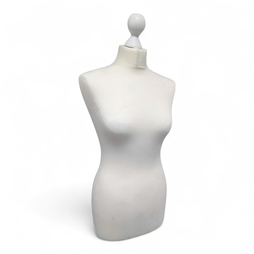 Female Tailors Mannequin Size 10/12 – Dressmakers Dummy with White Tripod Stand