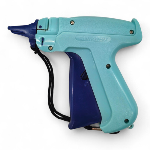 Arrow 9X Fine Tagging Gun, close product view on a white background, tight, centred square layout