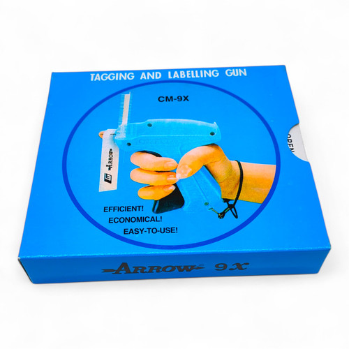 Arrow 9X Fine Tagging Gun, printed product shown on a white background, balanced, centred square layout