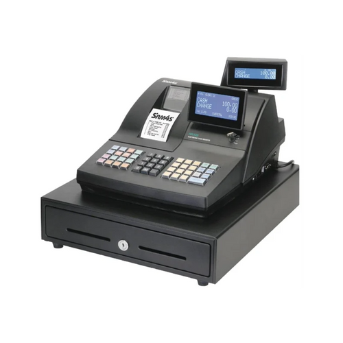 SAM4S NR-520 POS Cash Register – Twin Printers, USB, Table Mgmt, Retail Use