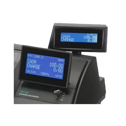 SAM4S NR-520 POS Cash Register, product shown on a white background, balanced, centred square layout