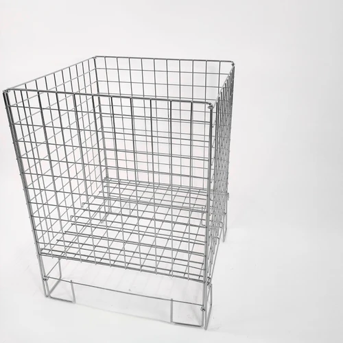Chrome Square Dump Bin, product shown against a light background, balanced, left-balanced square layout
