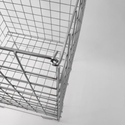 Chrome Square Dump Bin, product shown against a light background, gallery image 12 of 13