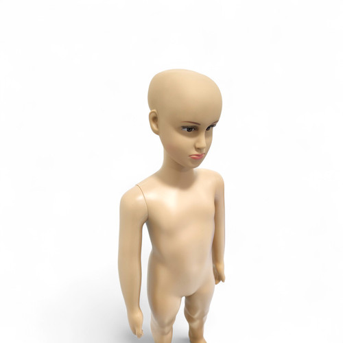 Realistic Full Body Adjustable Child Mannequin – Flesh Tone Display 87cm
