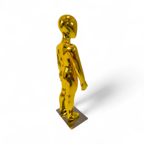 Gold Full Body Adjustable Child Mannequin – Realistic Display Model 87cm