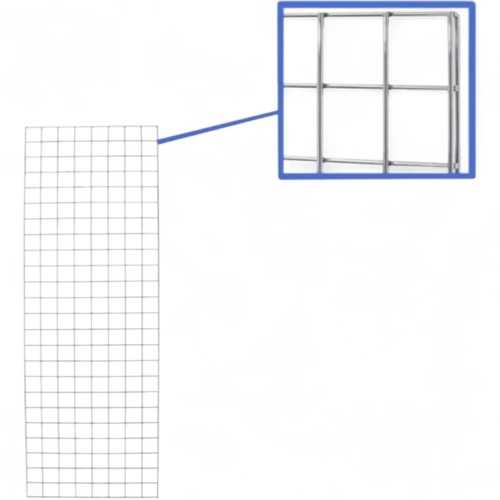 6ft Gridwall Mesh Panel Display Retail Shop Wall/Floor Chrome Stand, product shown against a light background, balanced, centred square layout