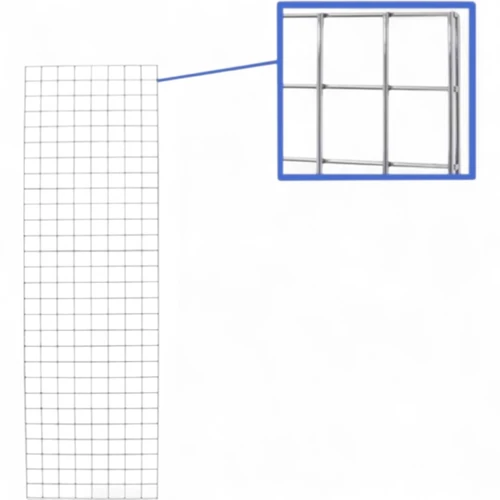 7ft Gridwall Mesh Panel Display Retail Shop Wall/Floor Chrome Stand, product shown against a light background, balanced, centred square layout