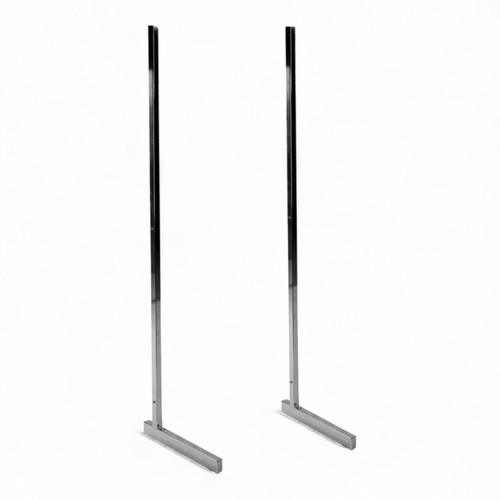 Pair of Heavy Duty Big L-Legs for Grid Mesh Panels, product shown on a white background