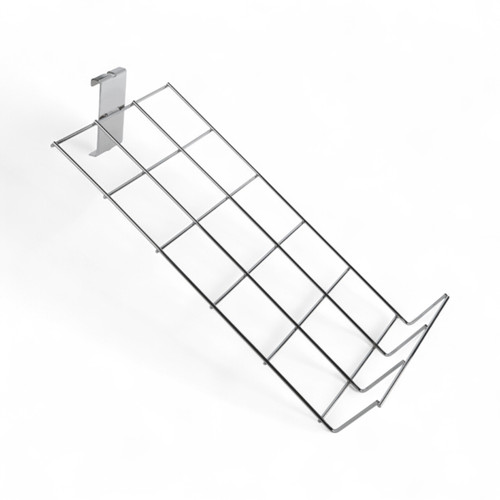 Shirt Easel for Grid Mesh Panels – Chrome Display for Shirts, Books, Magazines