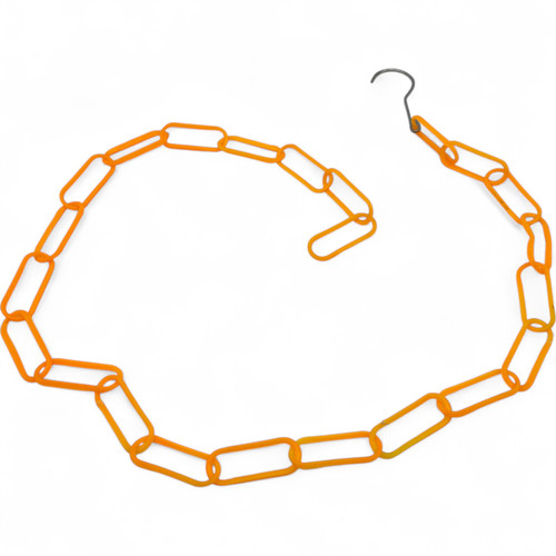 Clothing Display Set Plastic Chain Iron Hooks Market Stall Shop Hanger Rack