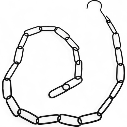 Clothing Display Set Plastic Chain Iron Hooks Market Stall Shop Hanger Rack